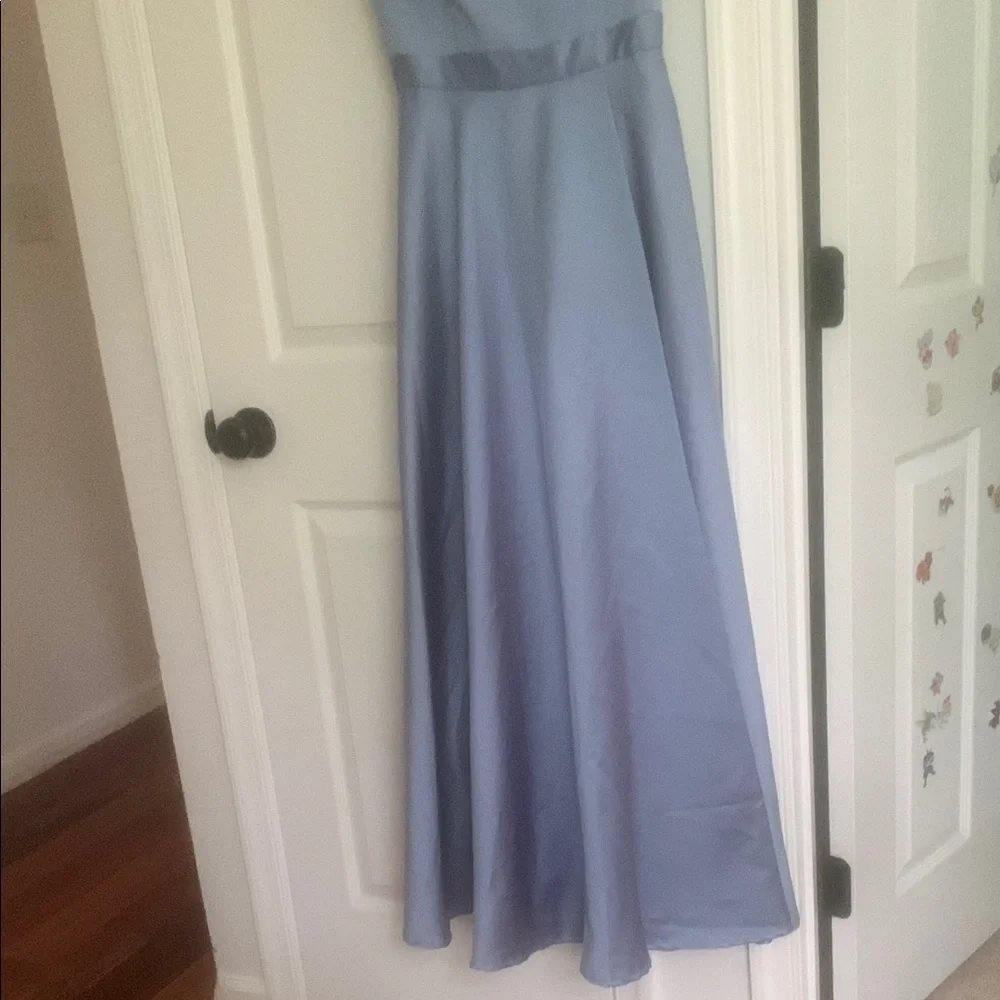 Xscape Women's Off-Shoulder Dress - Light Blue